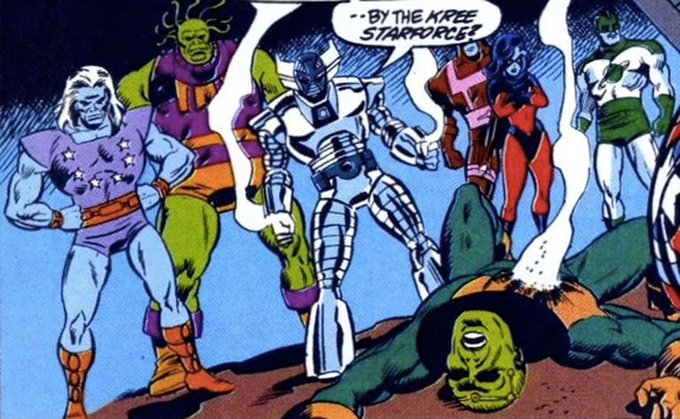 Captain Marvel cùng đội với Korath