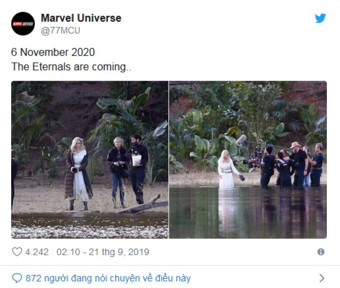 hình ảnh đầu tiên Angelina Jolie trong vai Thena