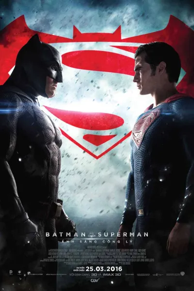 Poster phim Batman Đại Chiến Superman: Ánh Sáng Công Lý